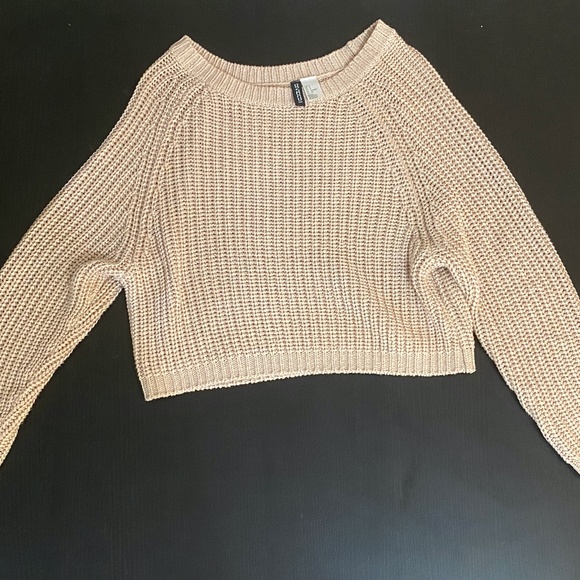 Knit Crop Top Sweater - Picture 3 of 3